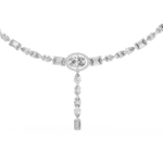 Load image into Gallery viewer, Cascading Multi-Cut Drop Necklace — 14.27ct