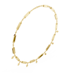 Load image into Gallery viewer, Geometric Bar Station Necklace — 1.34ct