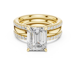 Load image into Gallery viewer, Oberon 2.83ct Emerald Cut Diamond Ring