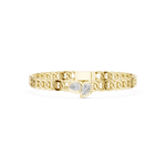 Load image into Gallery viewer, Curb Chain Station Men's Bracelet — 1.03ct