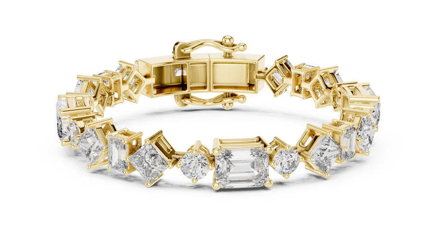 Multi Shape Bracelet — 20.07ct