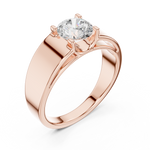 Load image into Gallery viewer, Classic Solitaire Mens Ring — 0.95ct
