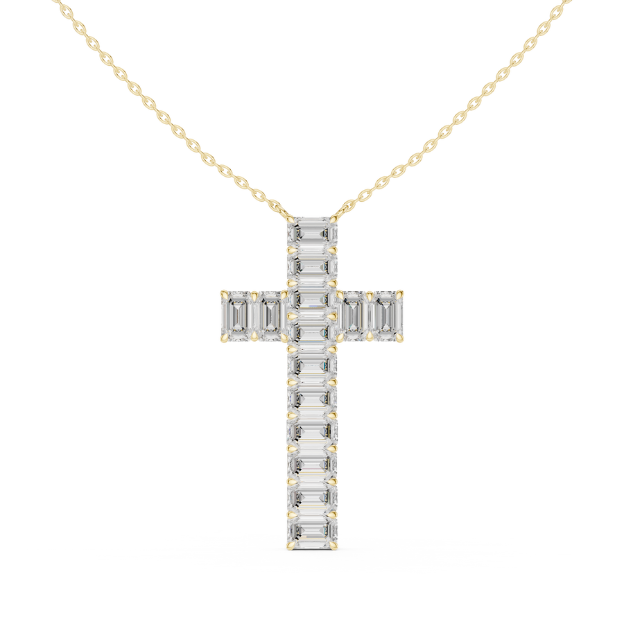 Diamond Cross Pendant — 7.00ct