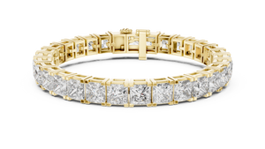 Princess Tennis Bracelet — 24.28ct