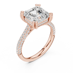 Load image into Gallery viewer, Monolith 3.83ct Emerald Cut Diamond Ring