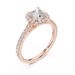 Load image into Gallery viewer, Chérie 0.86ct Cushion Cut Diamond Ring