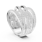 Load image into Gallery viewer, Starlight Eternity Diamond Band