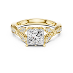 Load image into Gallery viewer, Diamant 1.72ct Princess Cut Diamond Ring