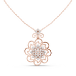 Load image into Gallery viewer, Ornate Scroll Pendant — 1.03ct