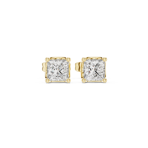 Sana Diamond Solitaire Stud Earrings