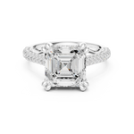 Load image into Gallery viewer, Monolith 3.83ct Emerald Cut Diamond Ring