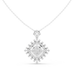 Load image into Gallery viewer, Spike Halo Pendant — 1.05ct