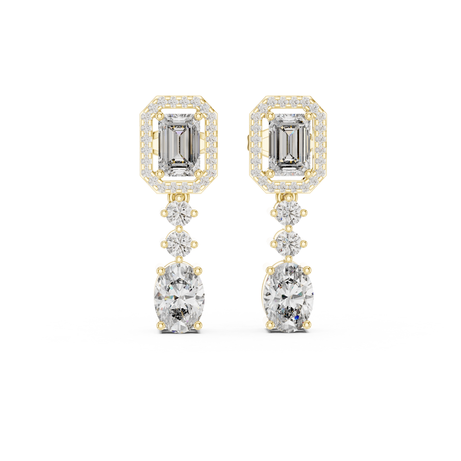 Nivara Diamond Drop Earrings