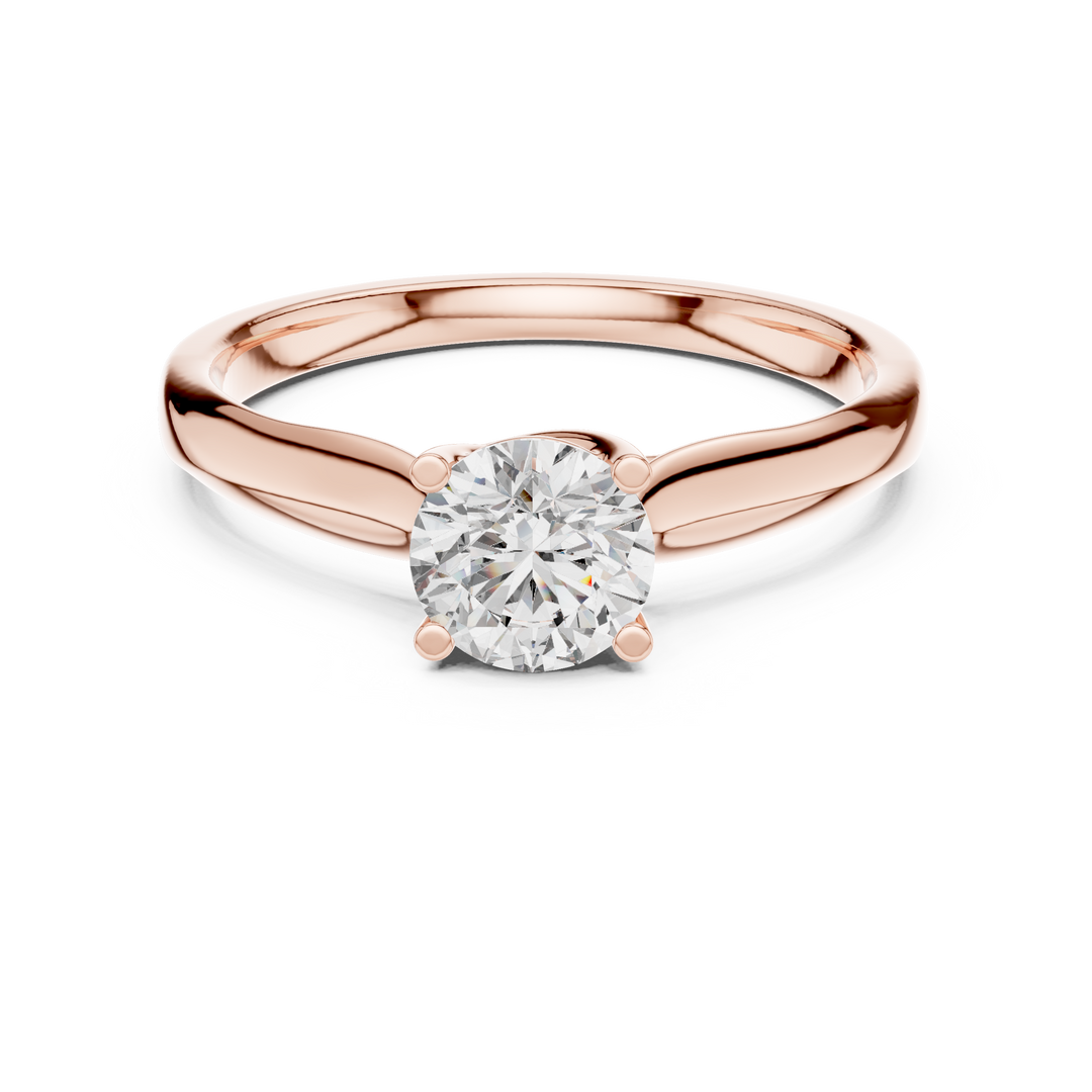 Solitaire Lift lab grown diamond ring
