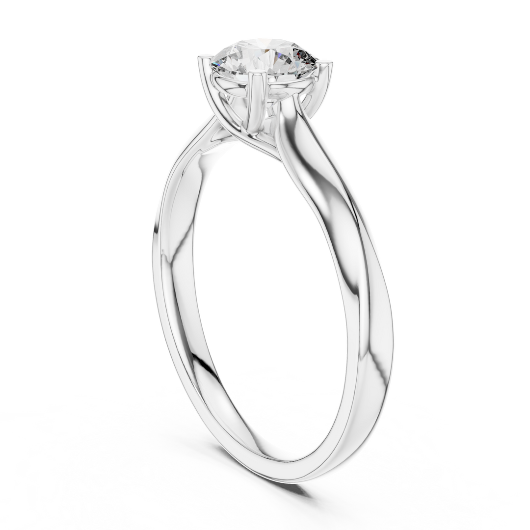 Solitaire Lift lab grown diamond ring