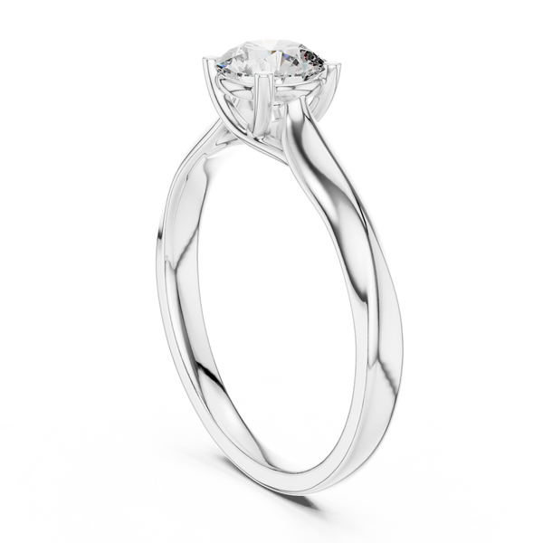 Solitaire Lift lab grown diamond ring