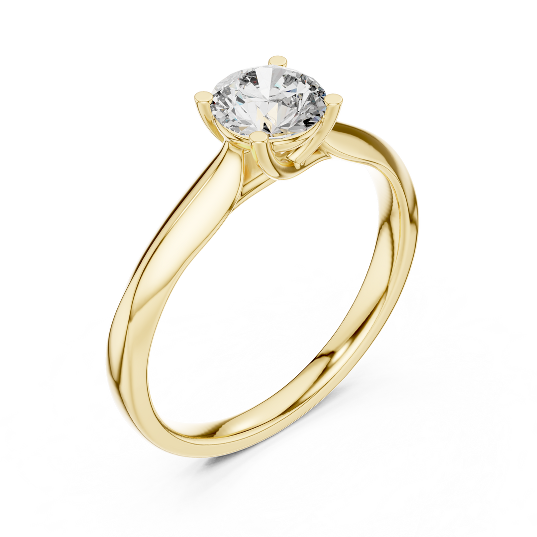 Solitaire Lift lab grown diamond ring