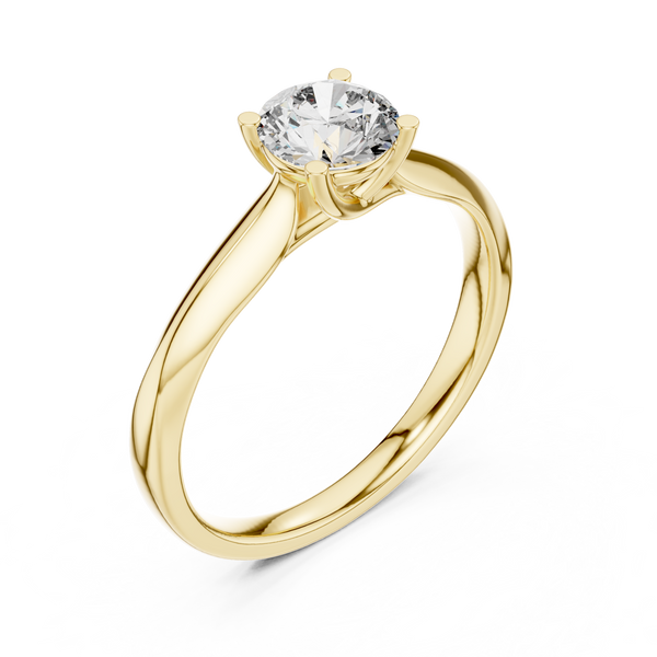 Solitaire Lift lab grown diamond ring