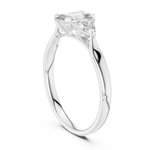 Load image into Gallery viewer, Emerald Trio lab grown diamond ring
