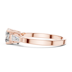 Load image into Gallery viewer, Tapered Baguette lab grown diamond ring
