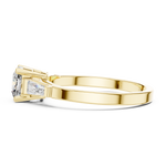Load image into Gallery viewer, Tapered Baguette lab grown diamond ring
