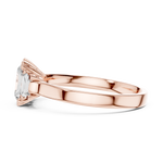 Load image into Gallery viewer, Cushion Trio lab grown diamond ring
