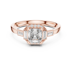 Load image into Gallery viewer, Gatsby Rosé Solitaire lab grown diamond ring
