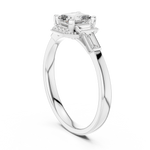 Load image into Gallery viewer, Gatsby Rosé Solitaire lab grown diamond ring
