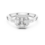 Load image into Gallery viewer, Gatsby Rosé Solitaire lab grown diamond ring
