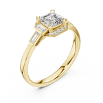 Load image into Gallery viewer, Gatsby Rosé Solitaire lab grown diamond ring

