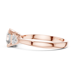 Load image into Gallery viewer, Radiant Pear Trio lab grown diamond ring
