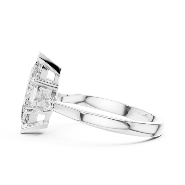 Marquise Pear Trio lab grown diamond ring