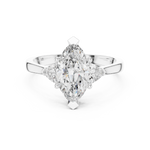 Load image into Gallery viewer, Marquise Pear Trio lab grown diamond ring
