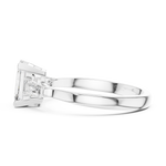 Load image into Gallery viewer, Emerald Deco lab grown diamond ring
