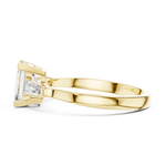 Load image into Gallery viewer, Emerald Deco lab grown diamond ring
