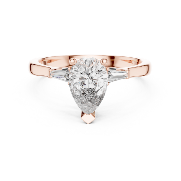 Skyline Marquise lab grown diamond ring