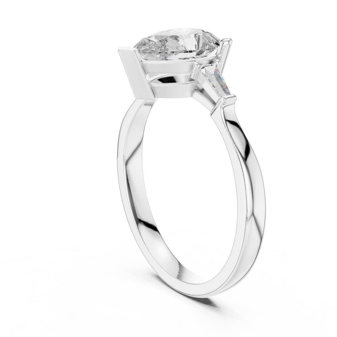 Skyline Marquise lab grown diamond ring
