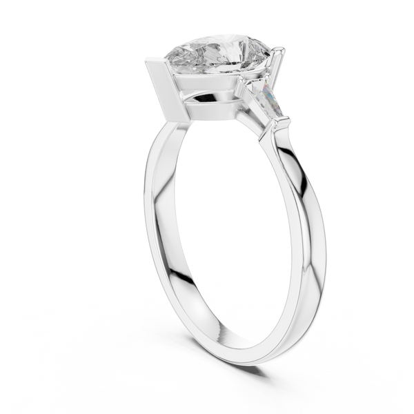 Skyline Marquise lab grown diamond ring
