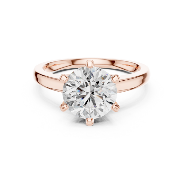 Classic Six‑Prong lab grown diamond ring