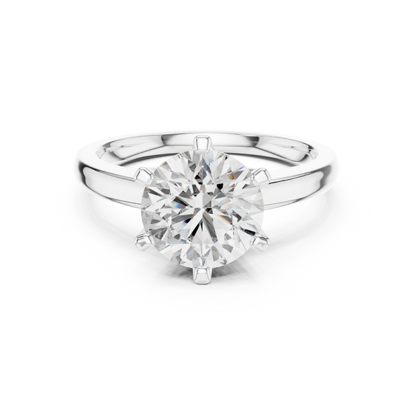 Classic Six‑Prong lab grown diamond ring