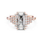 Load image into Gallery viewer, Skyline Column lab grown diamond ring
