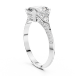 Load image into Gallery viewer, Radiant Wing lab grown diamond ring
