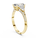 Load image into Gallery viewer, Radiant Wing lab grown diamond ring
