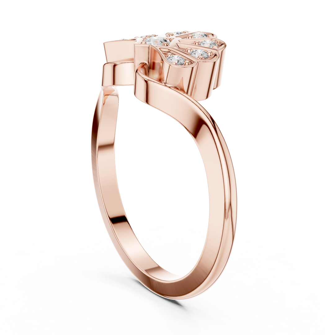Petal Bloom lab grown diamond ring