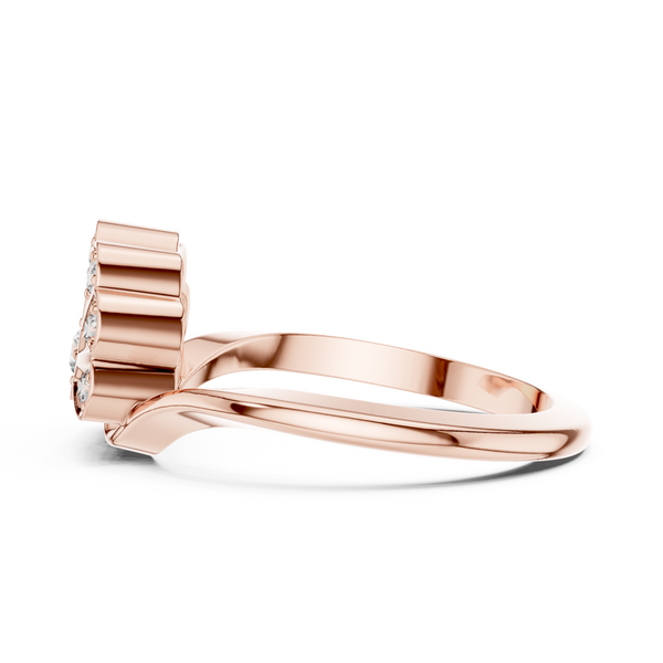 Petal Bloom lab grown diamond ring