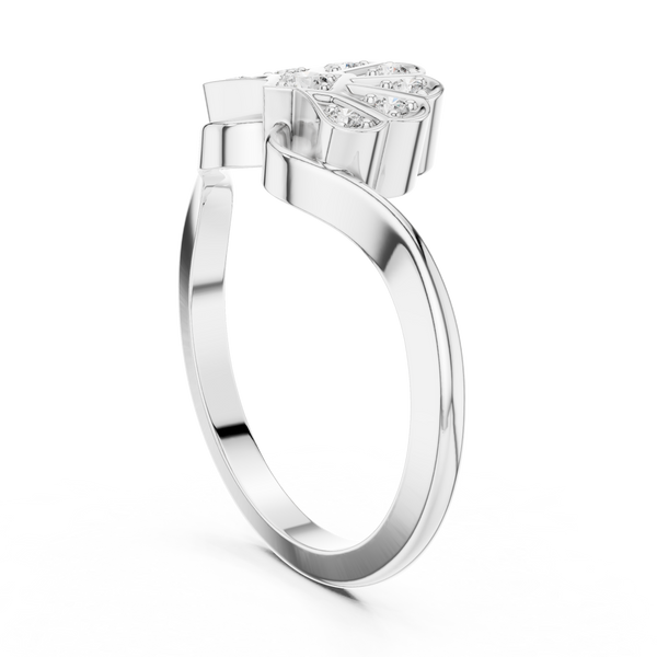 Petal Bloom lab grown diamond ring