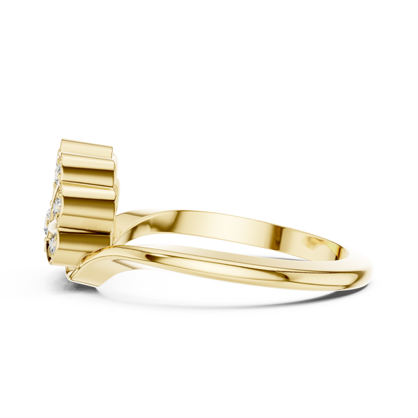 Petal Bloom lab grown diamond ring