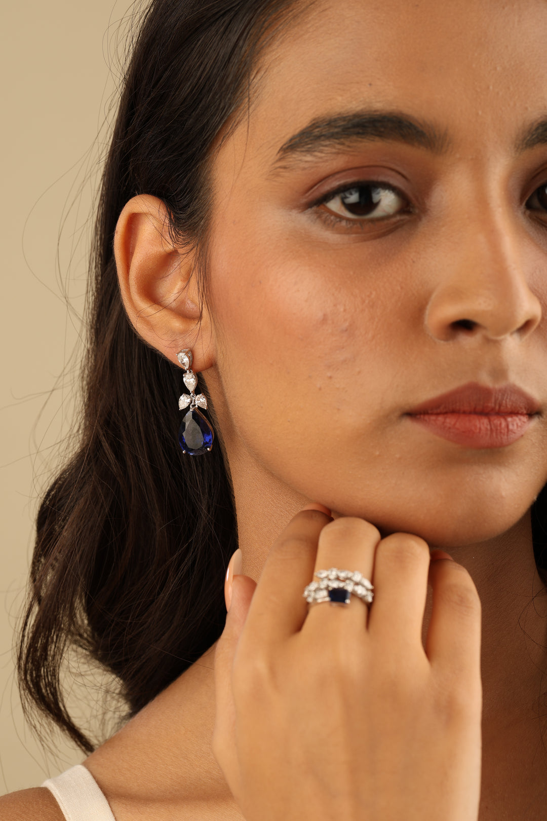 Sapphire Cascade Drops