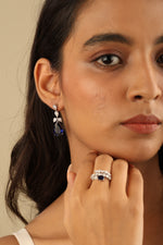 Load image into Gallery viewer, Sapphire Cascade Drops
