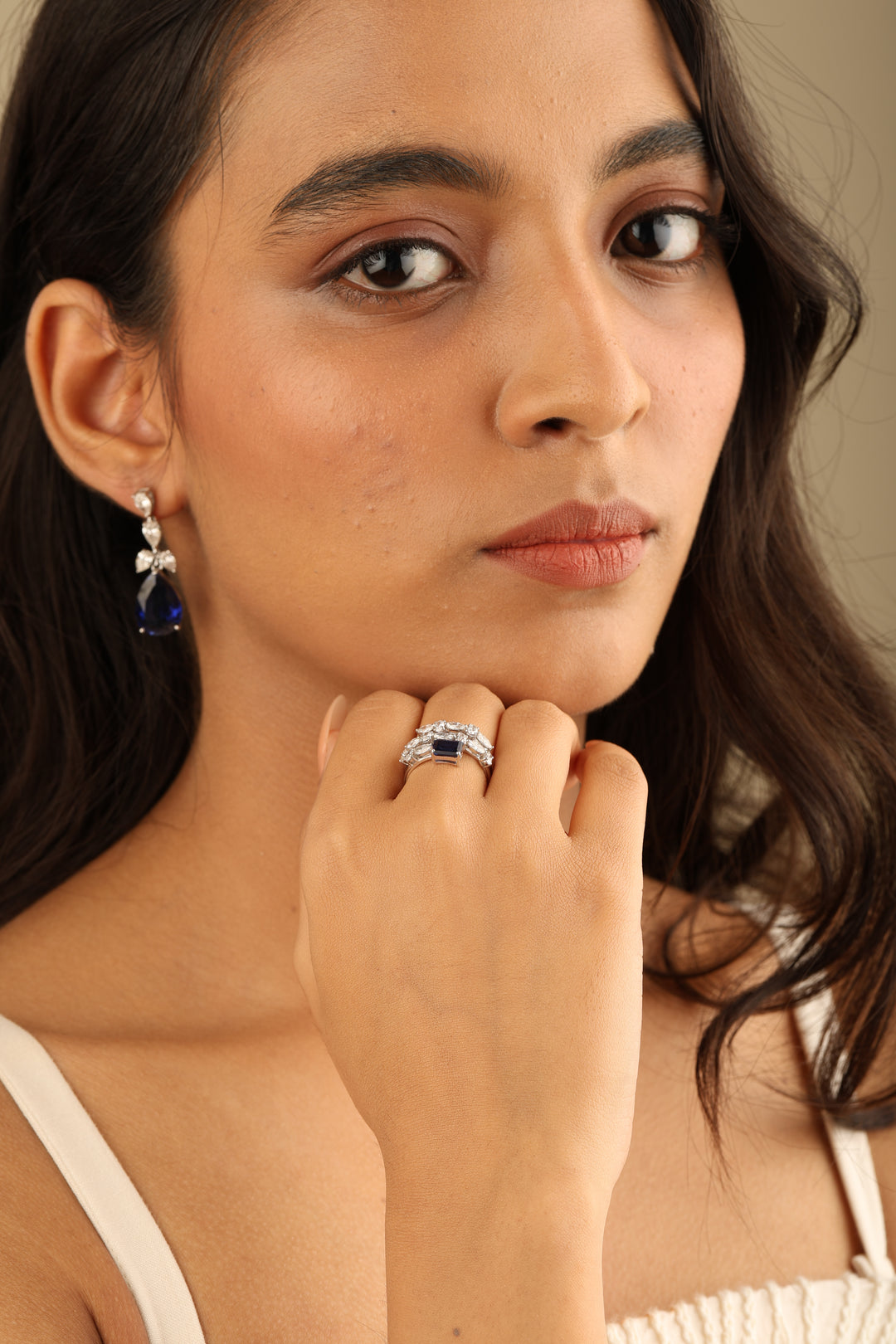 Sapphire Cascade Drops